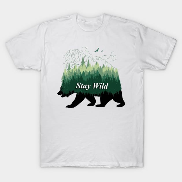 Stay wild T-Shirt by Right-Fit27